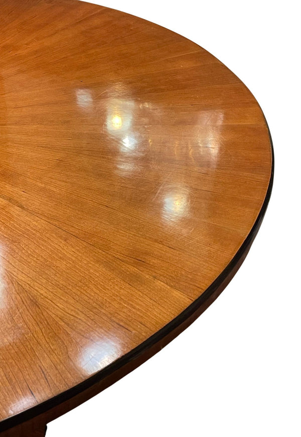 Austrian Biedermeier Revival Sunburst Center Table. Early 20th Century.