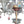 Load image into Gallery viewer, Venetian Murano Glass Floral Floor Lamp, Multicolor, Italy, 1950's.
