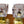Load image into Gallery viewer, Set of Six Italian Sciolari Murano Glass Cubes &amp; Brass Sconces, 1960's.
