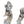 Load image into Gallery viewer, Pair of Baccarat Crystal Golfer Figurines
