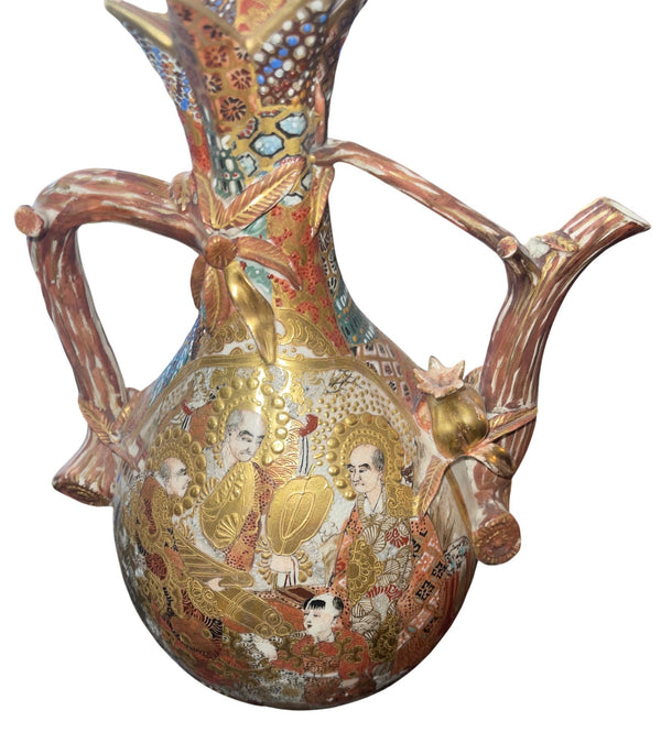 Meiji Period Japanese Satsuma Porcelain Tea Set, 19th Century.