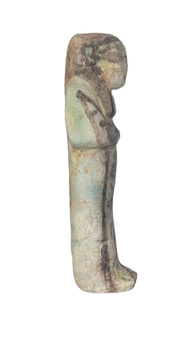 Ancient Egyptian Faience Ushabti New Kingdom, 19th Dynasty (ca. 1293–1185 B.C.)