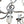 Load image into Gallery viewer, French 1950's Rock Crystal Chandelier with Silver Leaf Finish

