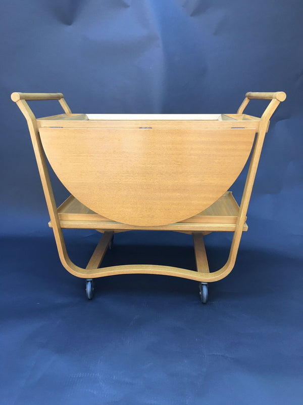 Edward Wormley for Dunbar Model 4487 Mahogany Bar Cart. USA 1950's.