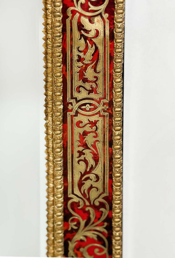 19th Century Swedish Verre Églomisé Mirror in the Taste of Burchardt Precht