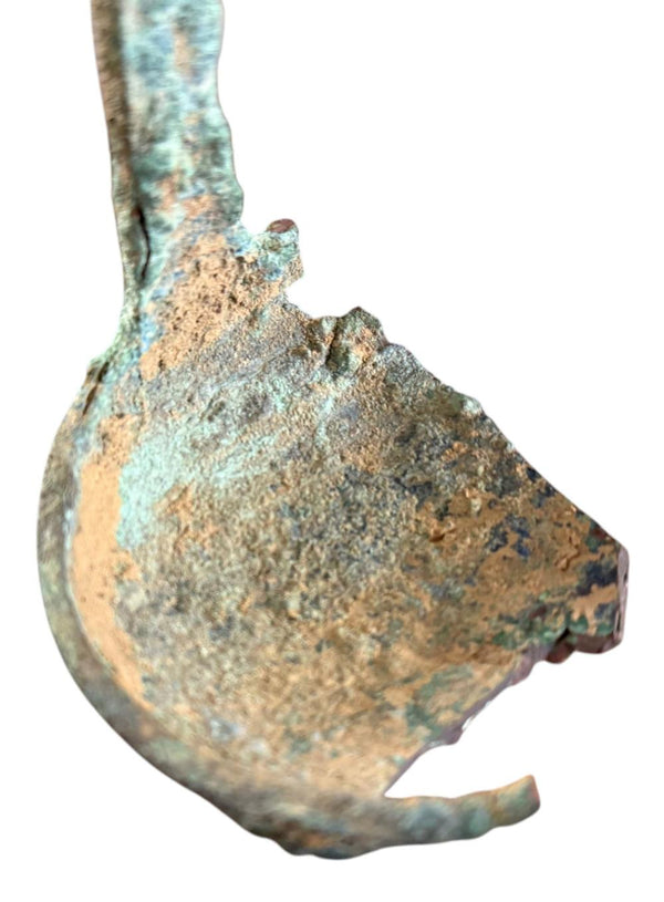 Etruscan Bronze Simpulum Ceremonial Ladle w/ Handle Italy, circa 6th Century BCE