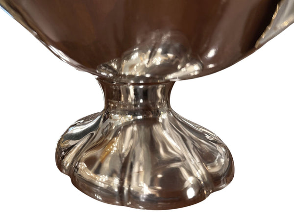 Pair of Damar 925 Sterling Silver Floral Centerpiece Bowls, 20th Century.