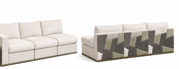 Pair of Nathan Anthony “Haus” Custom Sofas. U.S.A. 21st Century