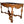 Load image into Gallery viewer, 19th Century Italian Marquetry Inlaid Walnut Table with Scalloped Apron
