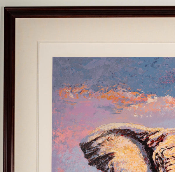 Mark King (1931–2014) Serigraph – "Lone Tusker, 1991" U.S.A.