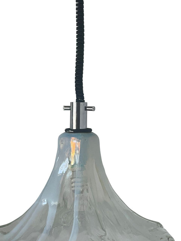 Murano Glass Petal Pendant Designed by Carlo Nason for Mazzega, Italy, 1970's.