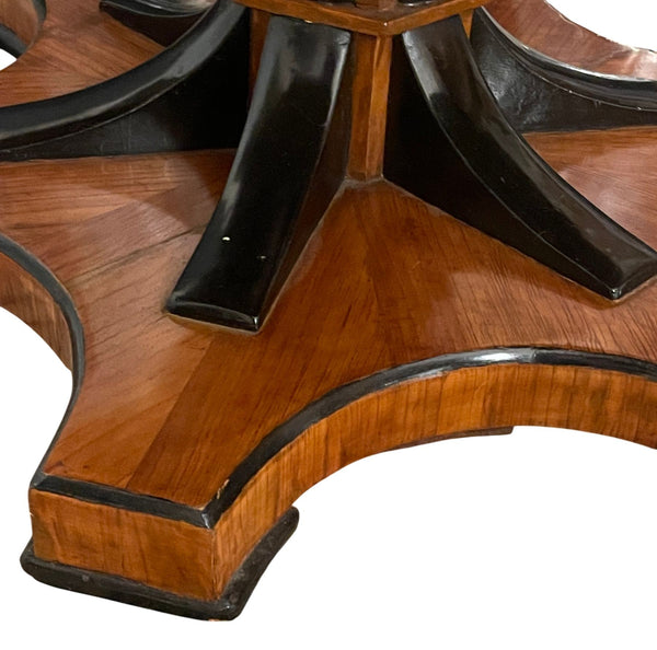 Austrian Biedermeier Revival Sunburst Center Table. Early 20th Century.