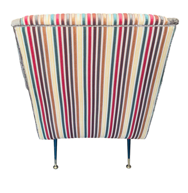 Pair of Marco Zanuso Lounge Chairs. Italy, 1950's.
