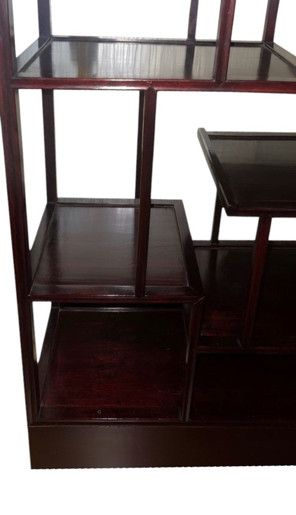 Pair of Art Deco Period Chinese Rosewood Étagères, 1920's.