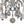 Load image into Gallery viewer, Italian 20th Century Silver Leaf Wrought Iron Chandelier with Rock Crystal
