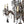Load image into Gallery viewer, Monumental 19th Century French Solid Bronze Chandelier with Baccarat Glass

