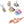 Load image into Gallery viewer, Set of Ten Herend Fishnet Porcelain Animal Figurines. Hungary, 20th Century.
