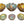 Load image into Gallery viewer, Louis Comfort Tiffany Favrile Glass Salt Dishes – Set of Eight - Early 20th C.
