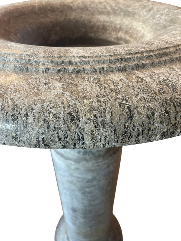 Pair of Monumental 19th-Century Italian Granite Pedestal Planters