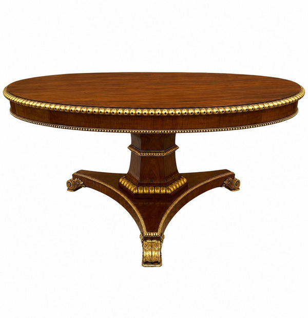 Late 19th Century English Pedestal Table