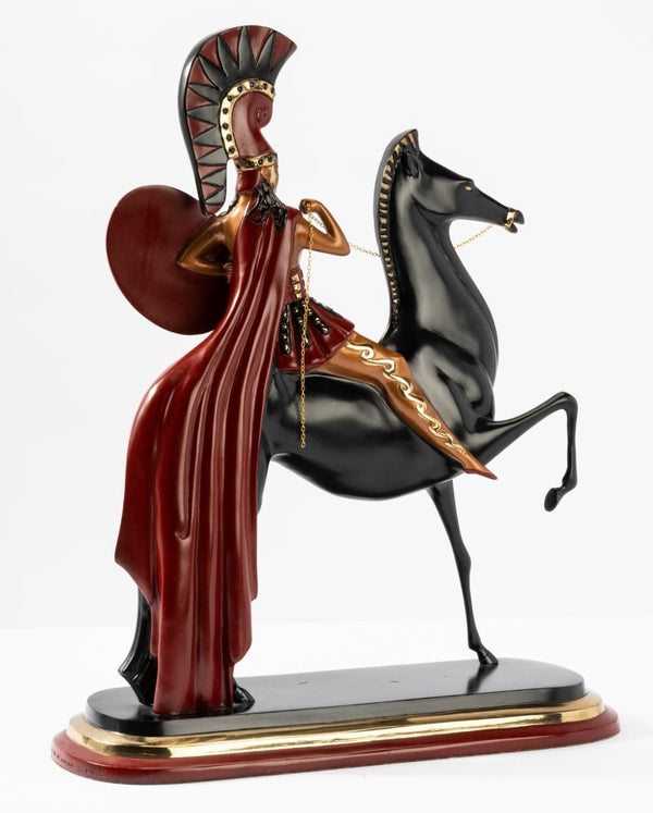 "Amazon" Bronze Sculpture by Erté, 1985