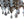 Load image into Gallery viewer, Monumental 19th Century French Solid Bronze Chandelier with Baccarat Glass
