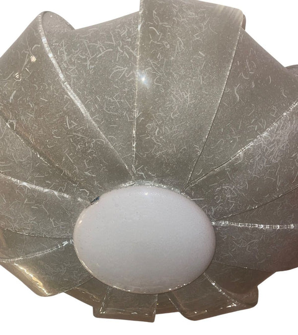 Vintage Murano Graniglia Glass Flush Mount by Aureliano Toso. Italy, 1960's.