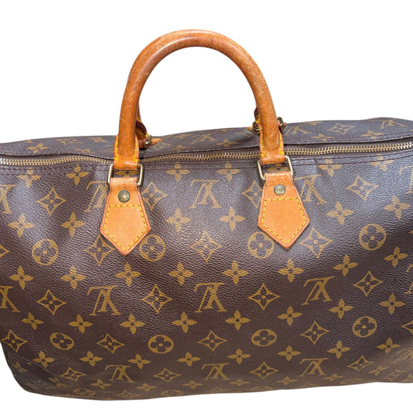 Vintage Louis Vuitton Monogram Speedy 40 Handbag, France, 1992.