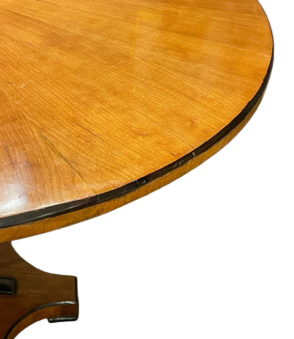 Austrian Biedermeier Revival Sunburst Center Table. Early 20th Century.