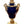 Load image into Gallery viewer, Pair of French Bronze &amp; Deep Cobalt Porcelain Candelabras. 19th Century.

