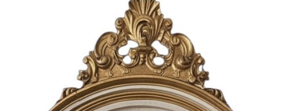 Monumental Late 18th C. Italian Venetian Mirror w/ Faux Marble & Carved Giltwood