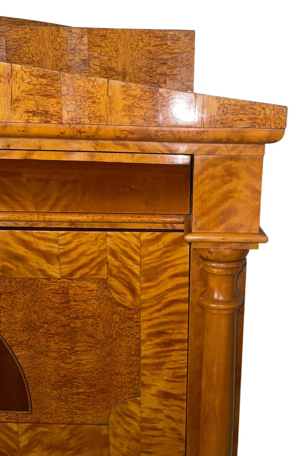 19th Century Biedermeier Secretary Desk with Secret Compartments