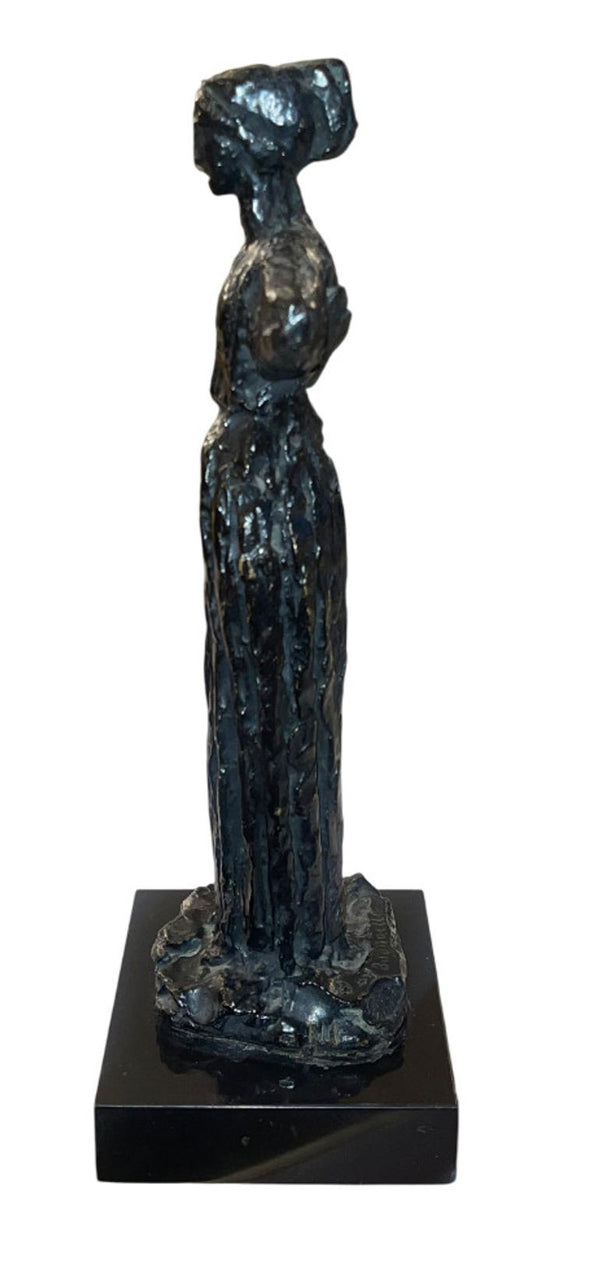 Émile-Antoine Bourdelle Bronze Statuette Representing Madeleine Charnaux.