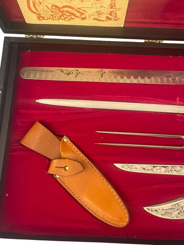 J.A. Henckels America’s Bicentennial Knife Set 1976 Limited Edition