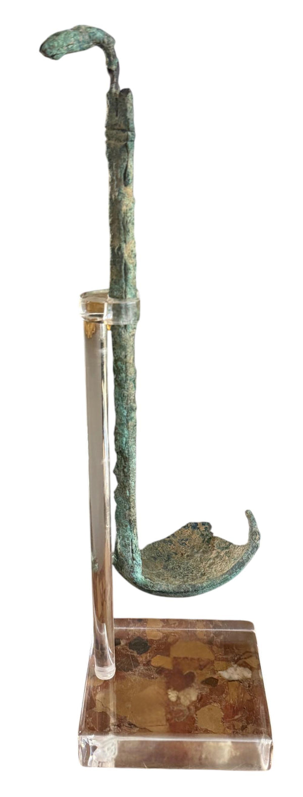 Etruscan Bronze Simpulum Ceremonial Ladle w/ Handle Italy, circa 6th Century BCE