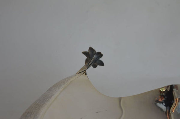 Set of Two Damar 925 Silver Flower-Form Bowls. Turkey, 20th Century.