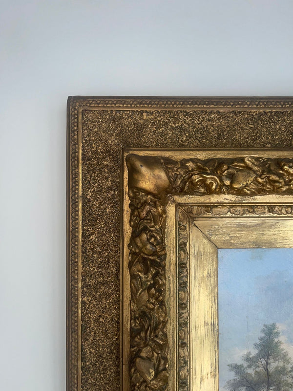 Pair of Late 19th Century Signed Ada Stone Landscape Paintings. United Kingdom.