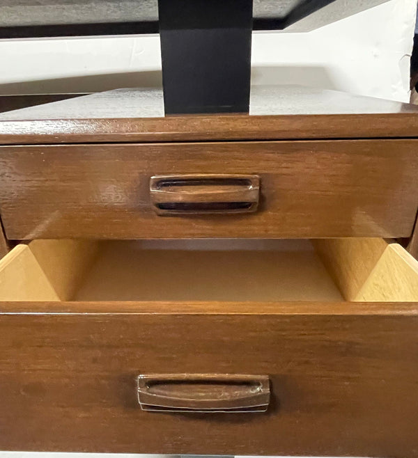 Mid-Century Modern Danish Teak Floating Desk by Colibri, 1960s