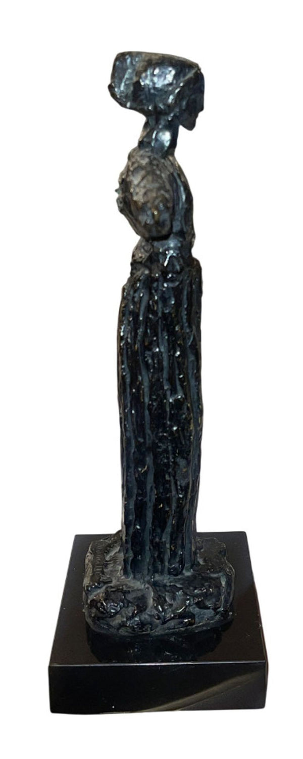 Émile-Antoine Bourdelle Bronze Statuette Representing Madeleine Charnaux.