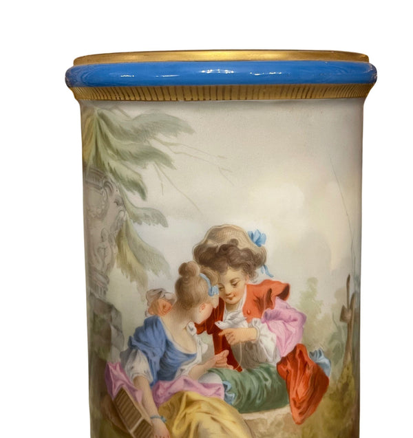 Late 19th Century Pair of French Sèvres Style Porcelain Vases.