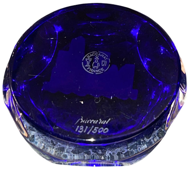 Seven Baccarat Pieces Including Crystal Paperweights and Sirius Crystal Sphere