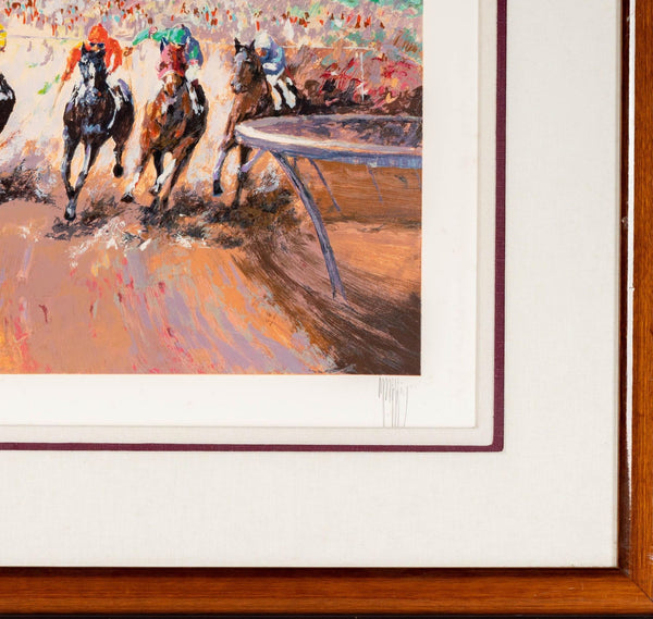 Mark King "Into The Stretch" Serigraph Edition 195/295 - Signed in Pencil.