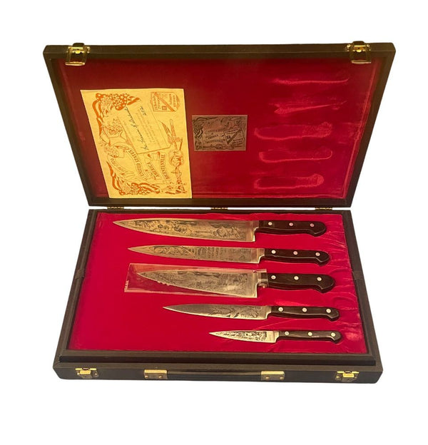 J.A. Henckels America’s Bicentennial Knife Set 1976 Limited Edition