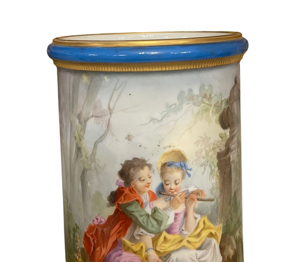Late 19th Century Pair of French Sèvres Style Porcelain Vases.