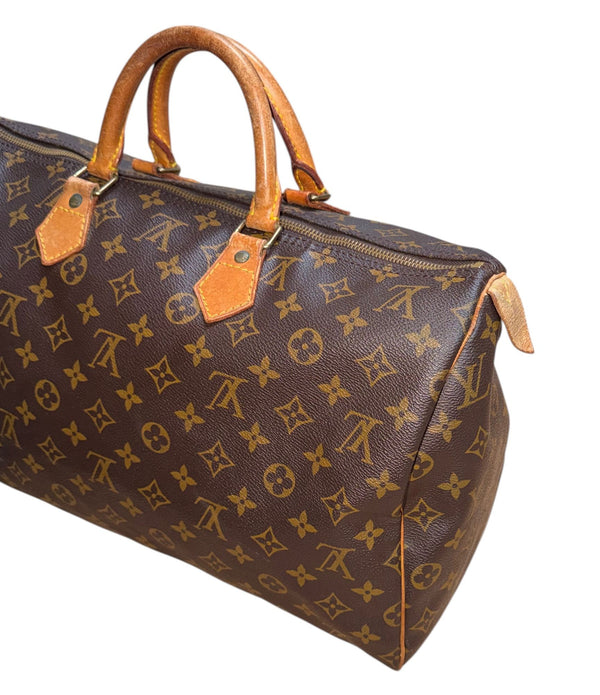 Vintage Louis Vuitton Monogram Speedy 40 Handbag, France, 1992.