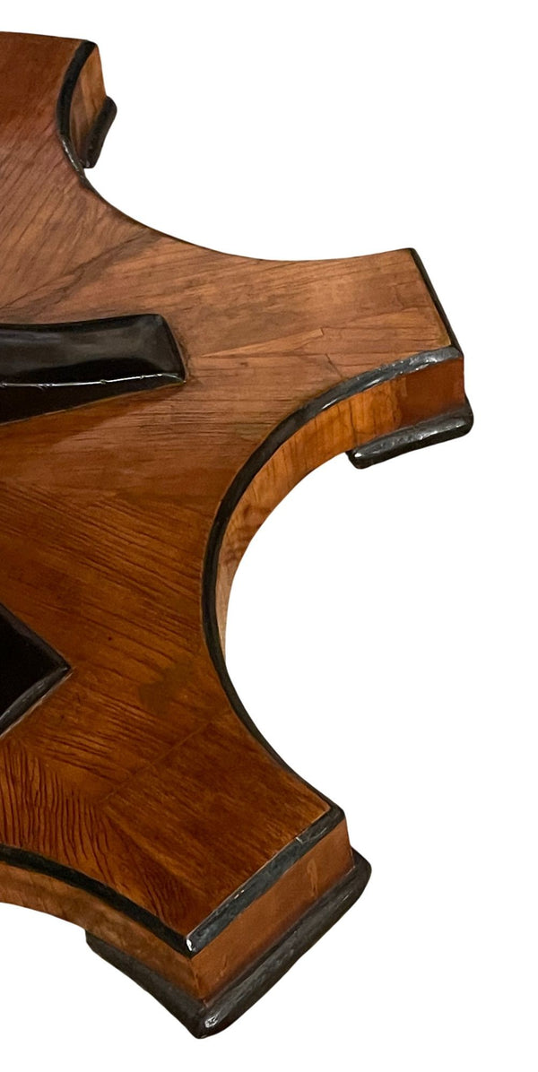 Austrian Biedermeier Revival Sunburst Center Table. Early 20th Century.