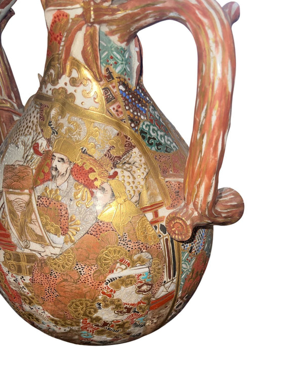 Meiji Period Japanese Satsuma Porcelain Tea Set, 19th Century.