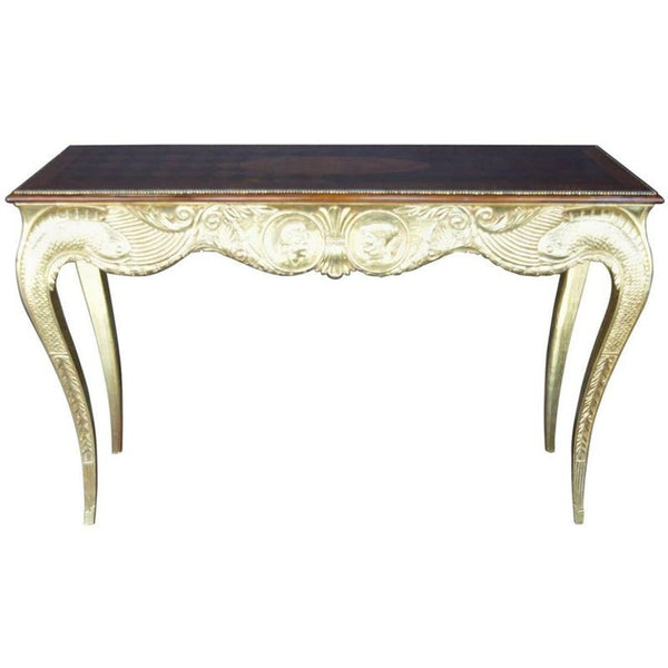Early 20th Century Hand-Carved Console