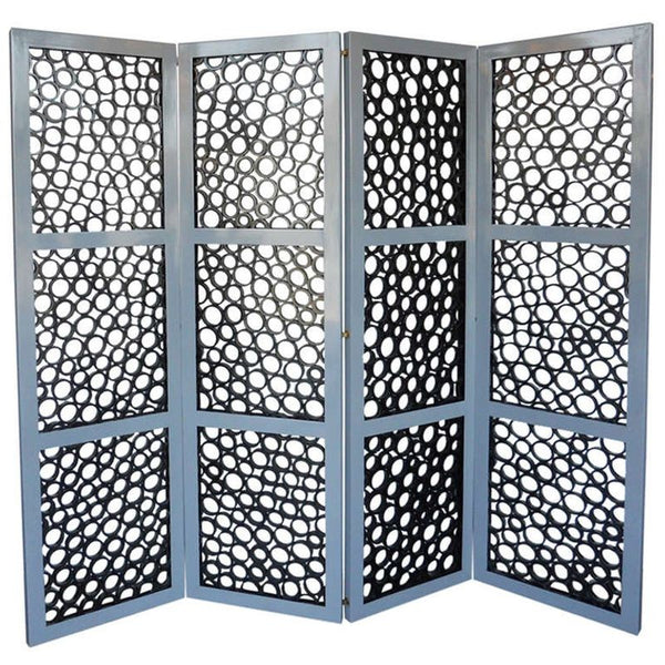Playful Crosscut Bamboo Screen by Oly Studio