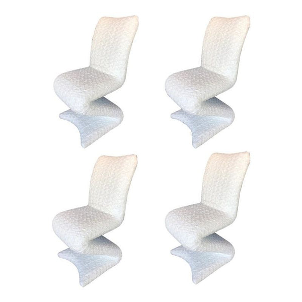 Set of Four Z Shaped Chairs